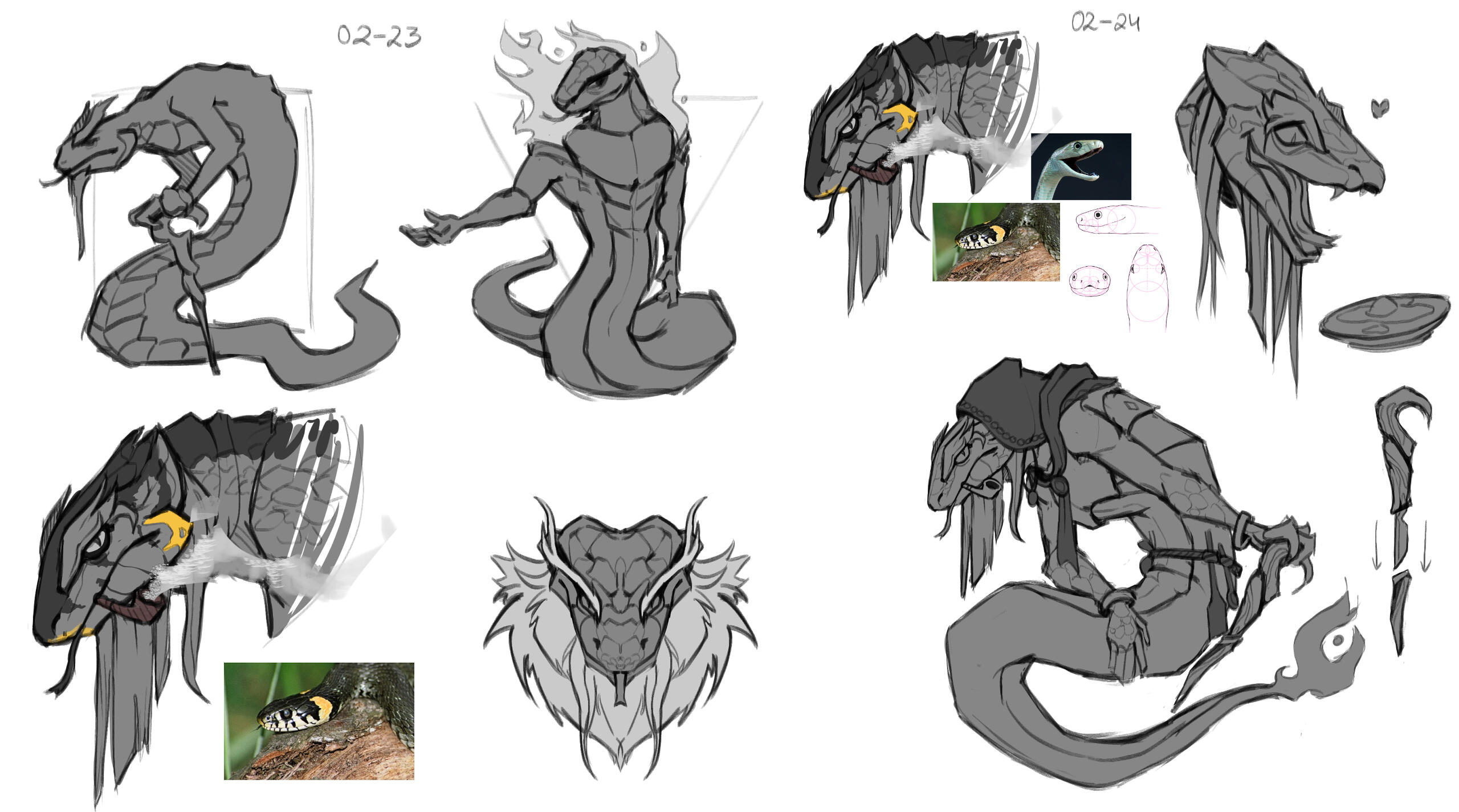 Character further explorations