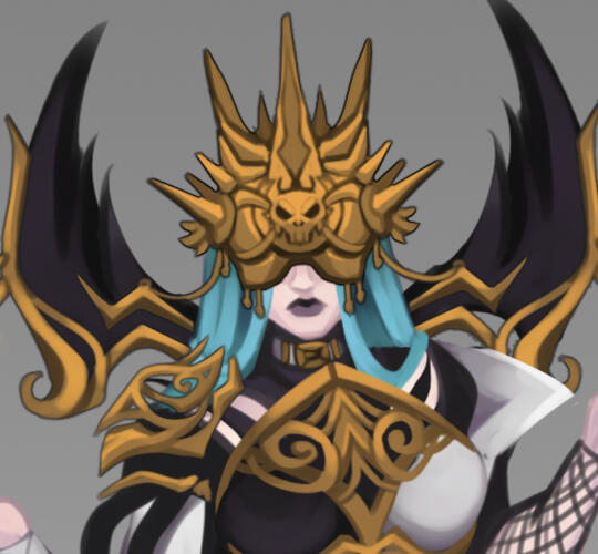 Skin Concept - Pentakill Lighbringers Morgana